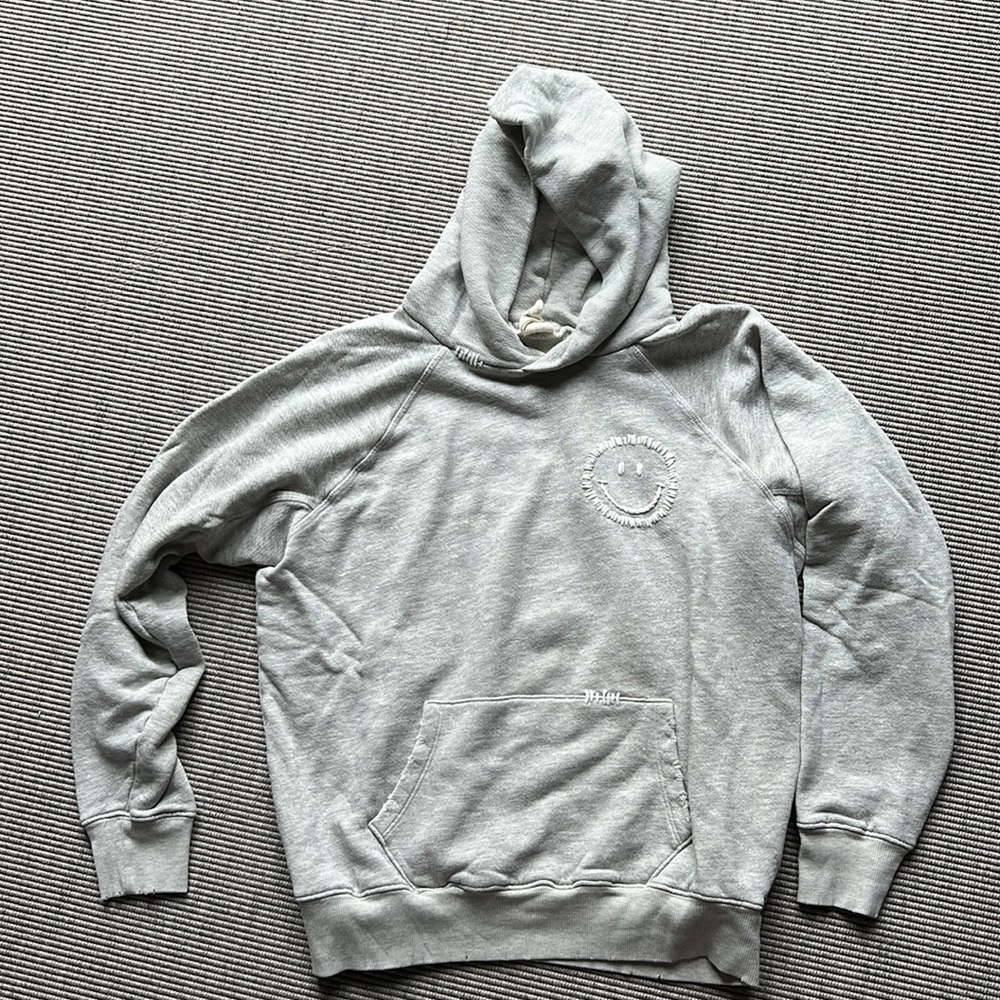 I Stole my Boyfriend embroidered smiley face sweatshirt. XS